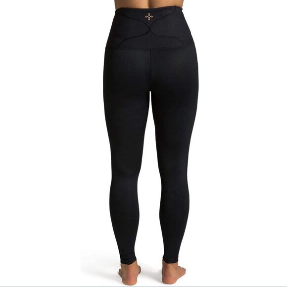 Tommie Copper Pants - Tommie Copper High Rise Back Support Compression Black Leggings (M) EUC
